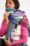 OUKA BEAUMONT large colourful scarf