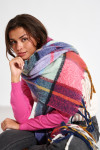 OUKA BEAUMONT large colourful scarf