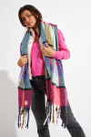 OUKA BEAUMONT large colourful scarf