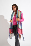 OUKA BEAUMONT large colourful scarf