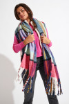 OUKA BEAUMONT large colourful scarf