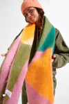 SILKA RIVERBAND large colourful scarf