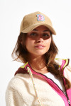 Gorra de canalé camel NOTTO STEAMBOAT