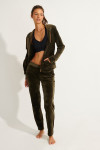 KEENAN SEALAKE khaki velvet trousers