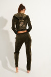 KEENAN SEALAKE khaki velvet trousers