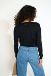 LOUIE WICKLOW black long sleeve top