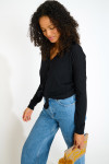 LOUIE WICKLOW black long sleeve top