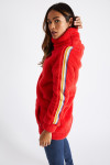 MAELO STARDUST red fleece sweater