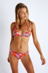 LACY SUNBAY & LARA SUNBAY two-piece swimsuit with red flowers