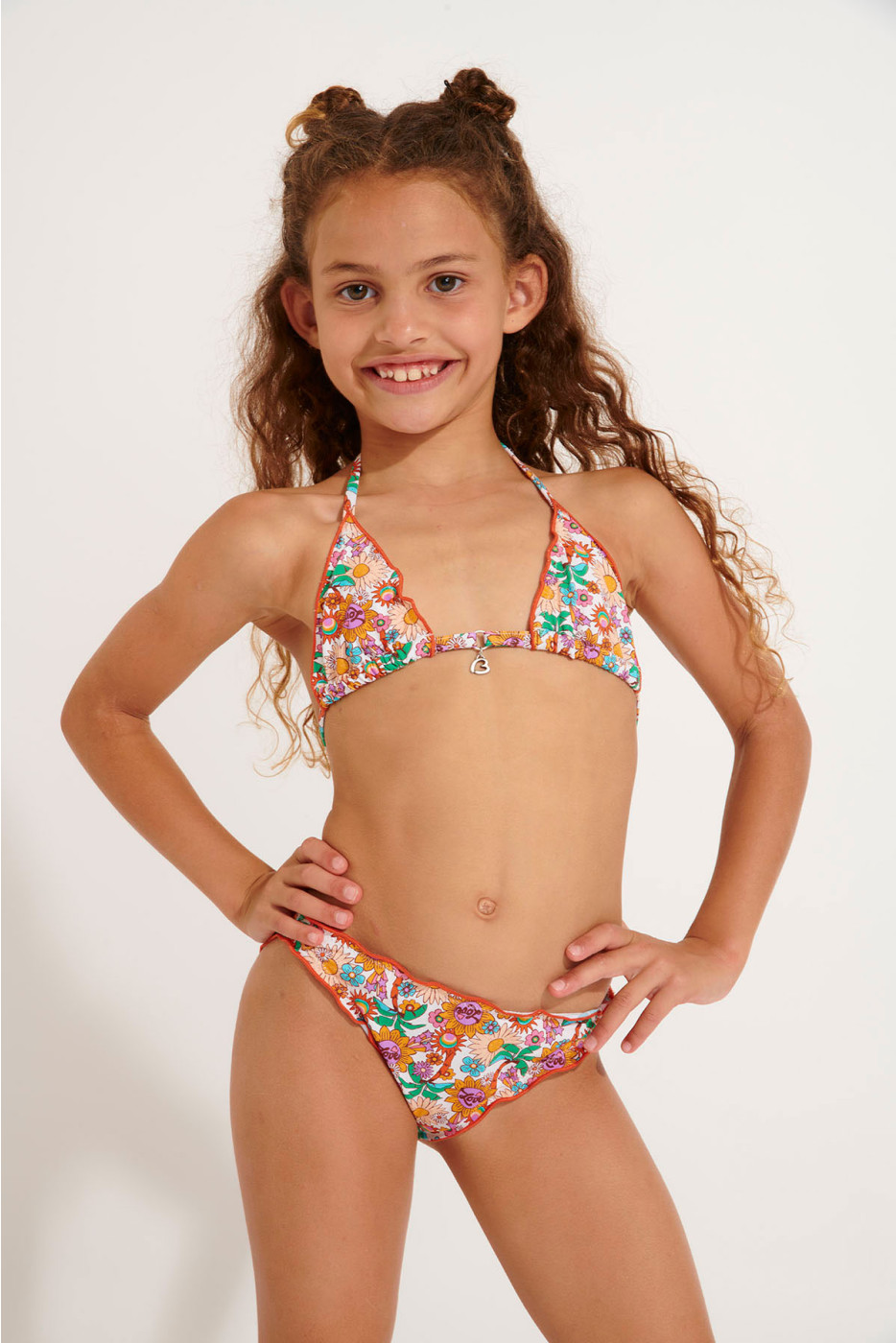 Bikini met bloemenprint voor meisjes ARIELA DAISYDREAM