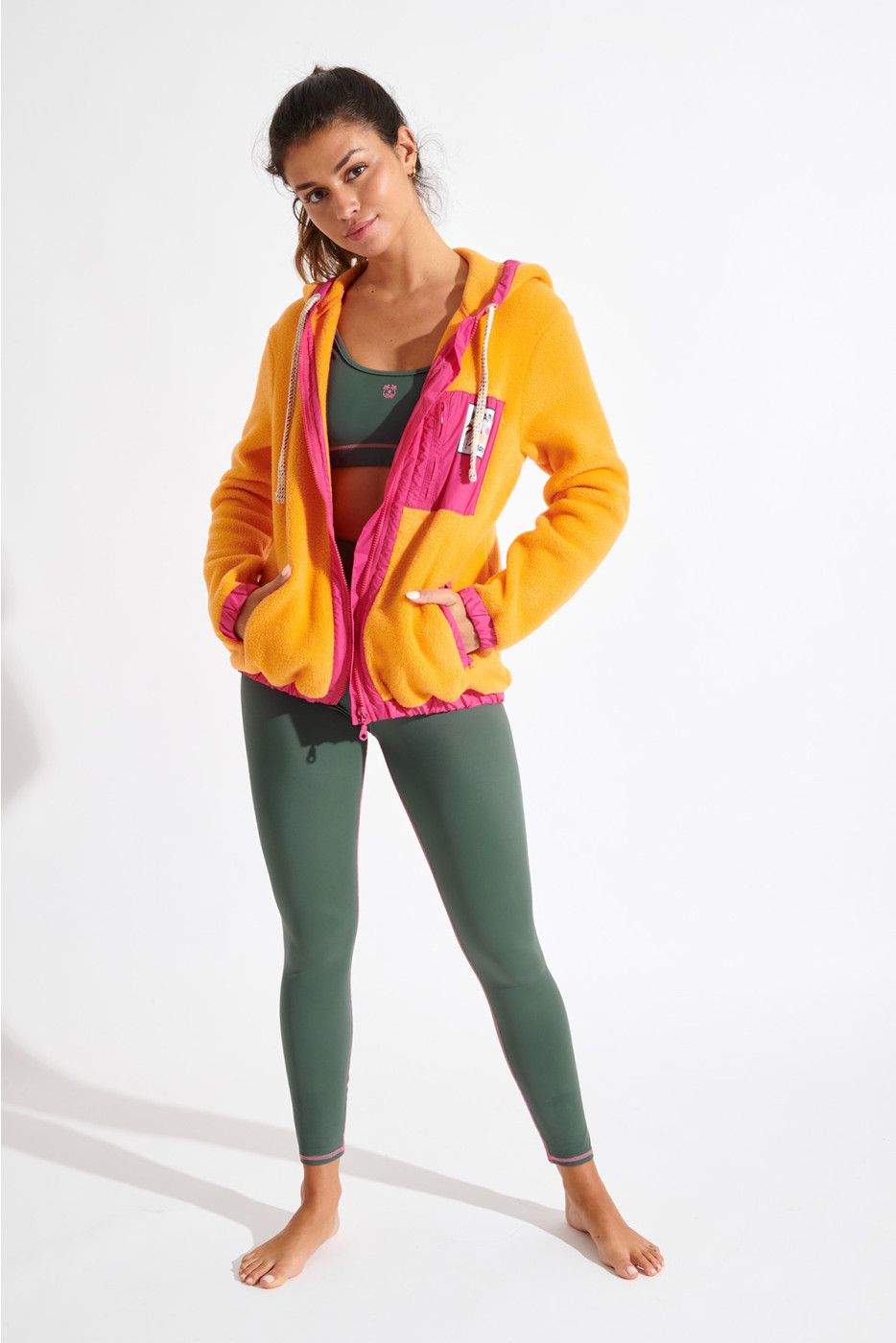 Chaqueta polar naranja BRICHILL WARREN