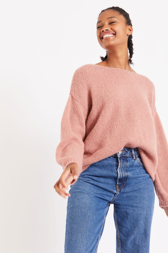 Vahe Artem pink knit sweater