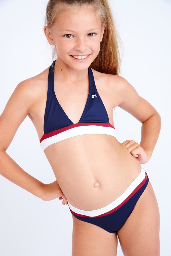 Two Piece Swimsuit for Little Girl and Teen Girl