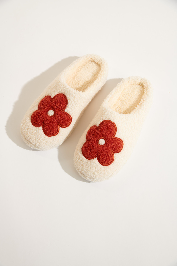 Ecru slippers voor dames AMA CHILLS