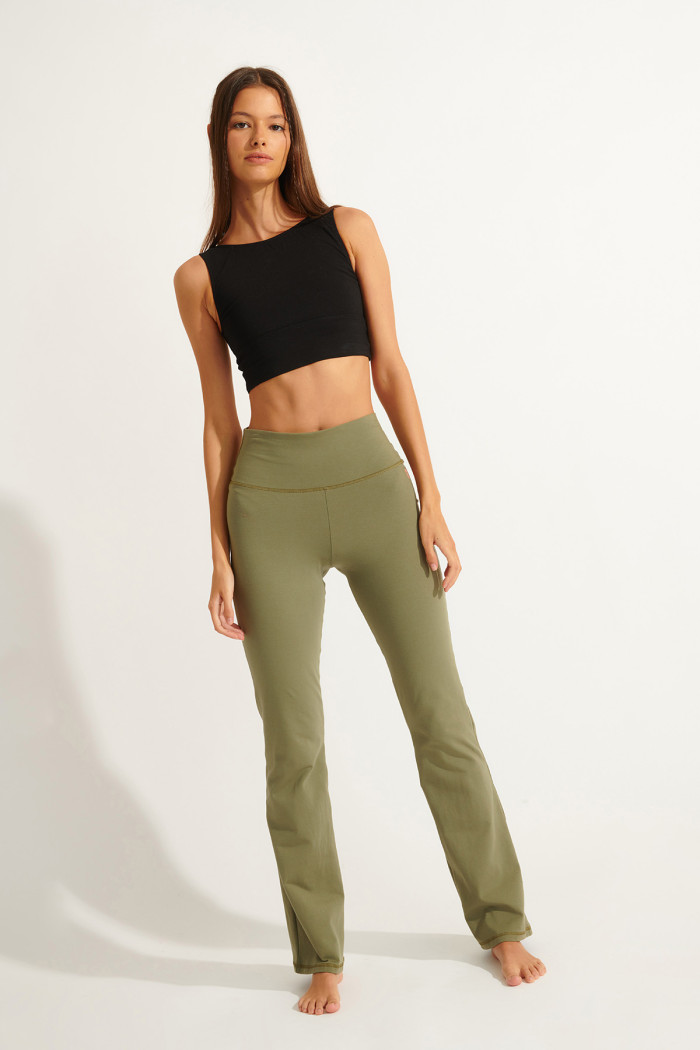 FLOAT WELLDAYS mousse-coloured trousers