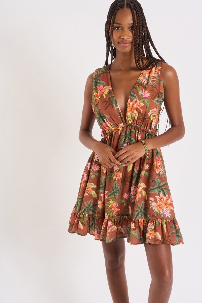  Women 2024 Summer Mini Dress Casual Trendy