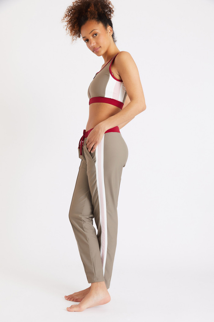 Oatka Sprint women's beige sports pants