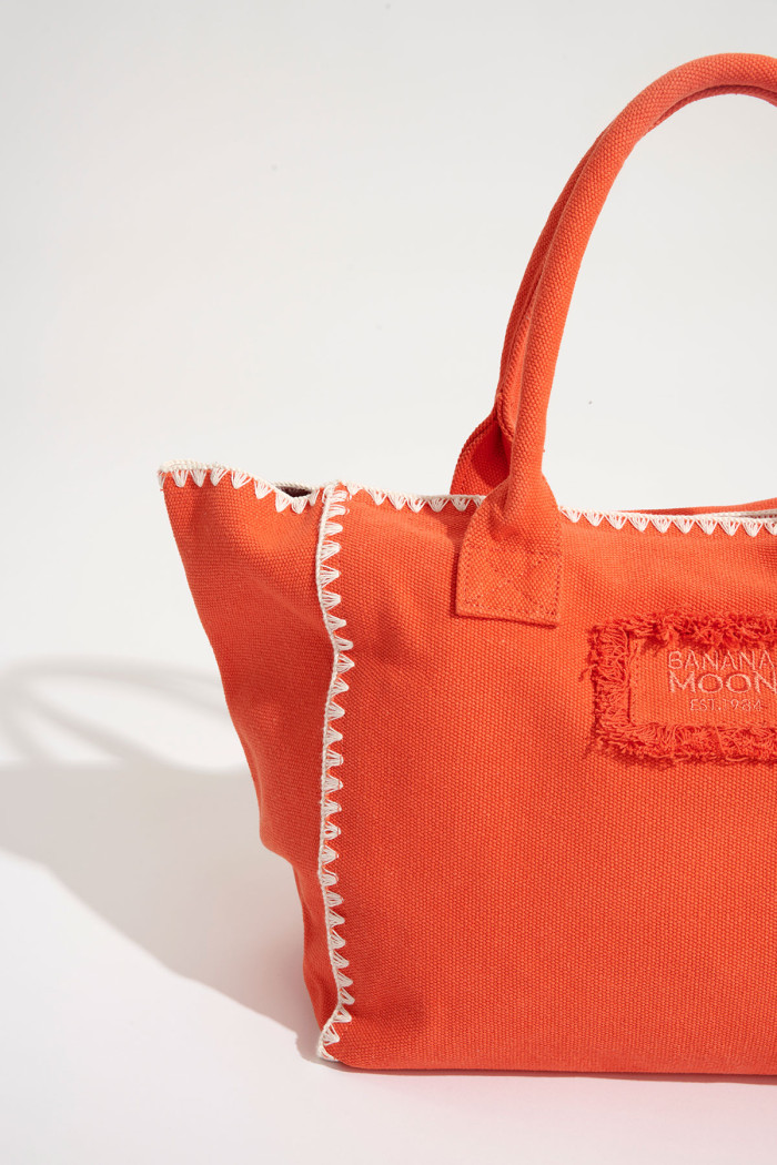 SETA CARLINA orange tote bag