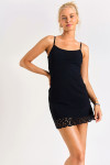 ALZETTE HUAWEI black beach dress