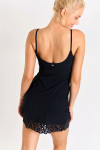 ALZETTE HUAWEI black beach dress