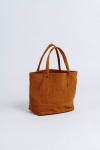 Sac cabas marron velours Kelya Erine