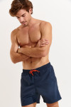 Men's MANLY POOLSCAPE navy blue swim shorts