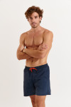 Men's MANLY POOLSCAPE navy blue swim shorts