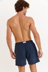 Men's MANLY POOLSCAPE navy blue swim shorts