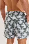 Men's MANLY SUNNYBAY khaki palm print swim shorts