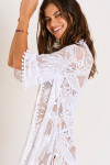 MIRIHI COCOBEACH white beach kimono