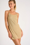 Robe de plage beige TAHUA GOLDENRIB