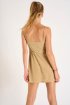 Robe de plage beige TAHUA GOLDENRIB