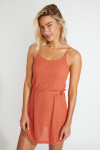 Robe de plage orange TAHUA GOLDENRIB