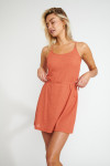 Robe de plage orange TAHUA GOLDENRIB