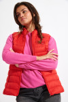 ULLA DURHAM red sleeveless padded jacket