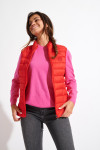 ULLA DURHAM red sleeveless padded jacket