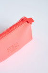 Minibolso de mano de neopreno color coral Neon Pouch