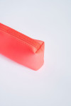 Minibolso de mano de neopreno color coral Neon Pouch