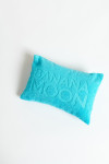 Coussin de plage turquoise Pop Pillowan