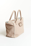 SETA CARLINA beige tote bag