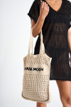 Ecru Woven Bag ORDWAY RIOOSO